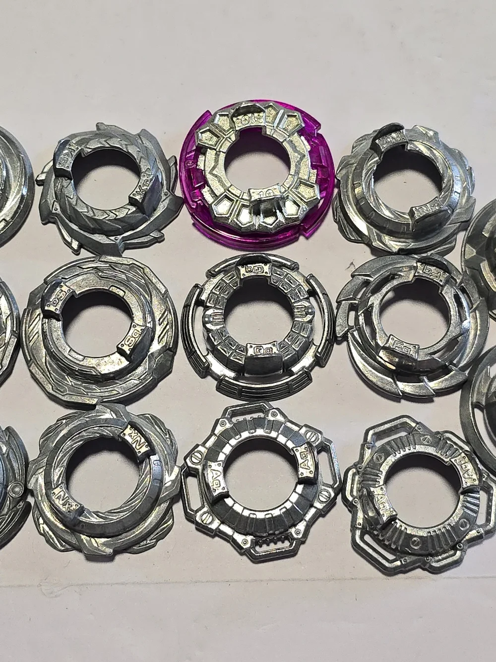 Beyblade Burst Lot Tops Discs Drivers Launcher Mixed Toy Set 15 Complete